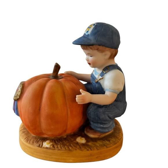 Country store, Limited Edition” LITTLE FARMERS” porcelain figurine - Picture 1 of 10